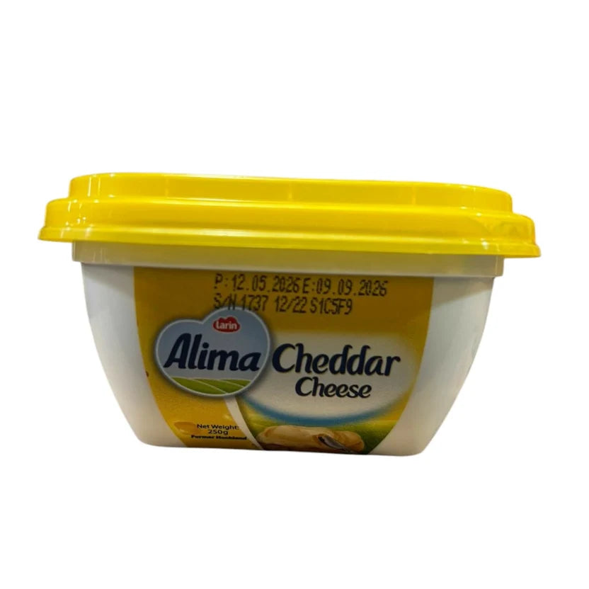 Alima Spreadable Cheddar Cheese Spread – 250g Tub