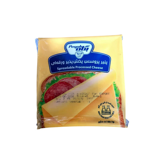 Pegah Premium Spreadable Processed Cheese Slices – 180g (10 Slices)