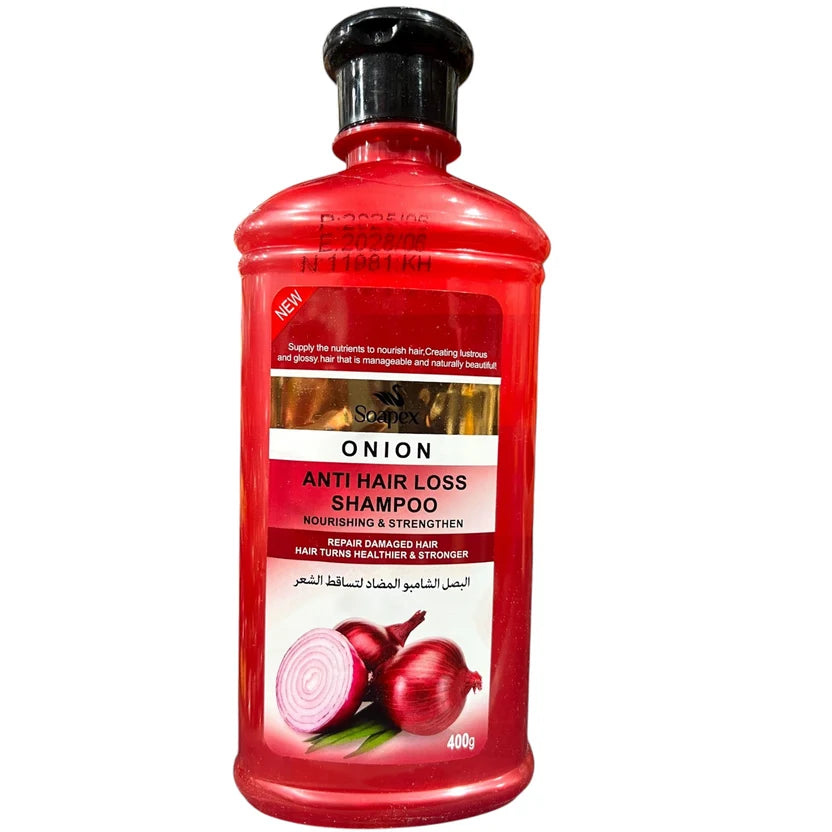 Soapex Onion Anti-Hair Loss Shampoo | Nourishing & Repairing | 400g