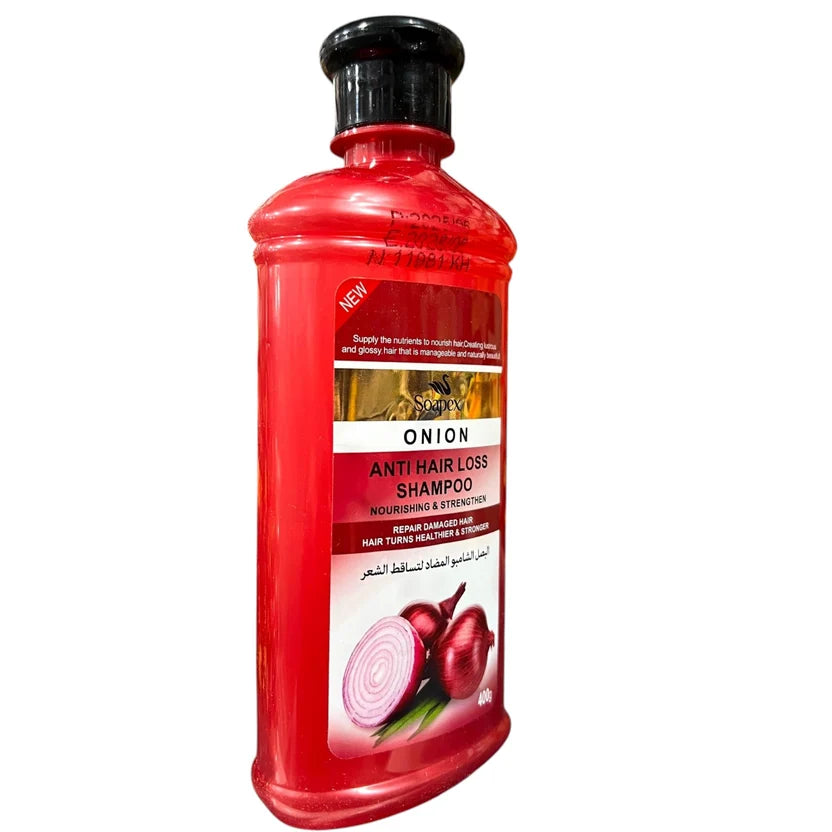 Soapex Onion Anti-Hair Loss Shampoo | Nourishing & Repairing | 400g