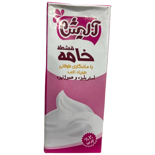 Alish UHT Long Life Cream Sterilized & Homogenized – 200ml Pack (pack of 2 )