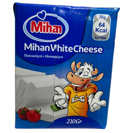Mihan Pasteurized & Homogenized White Cheese (Feta Style) – 210g