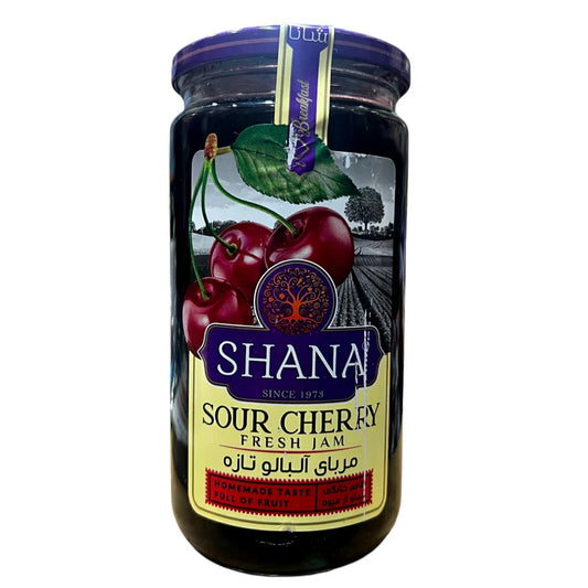 Shana Gourmet Sour Cherry Fresh Jam – 280g | Authentic Homemade Taste Since 1973
