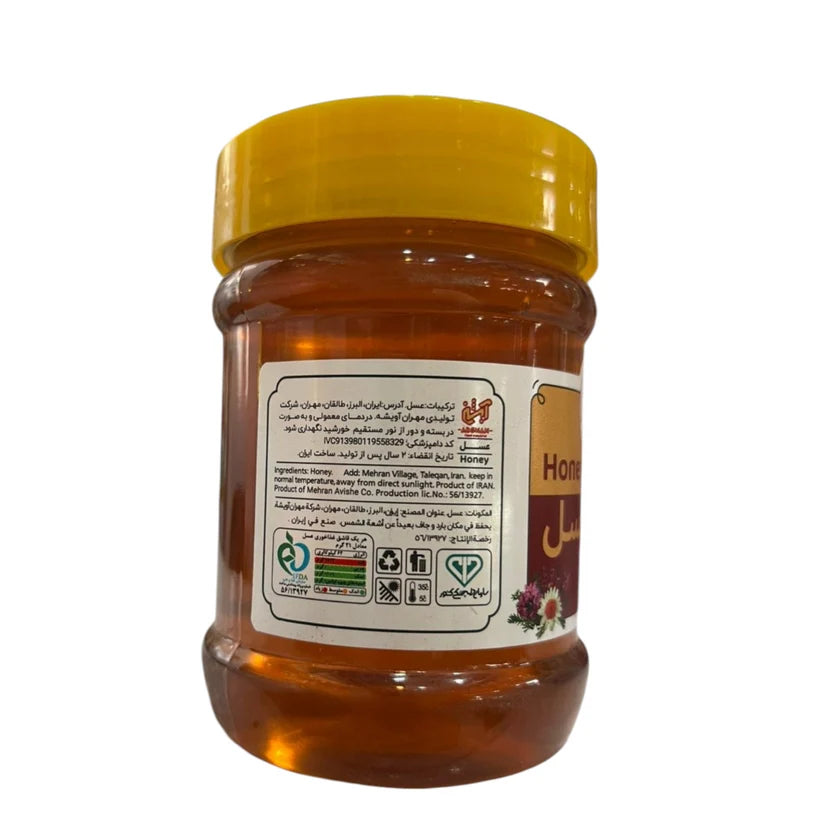Abshan Pure Natural Honey (Taleqan Region) – 500g Jar
