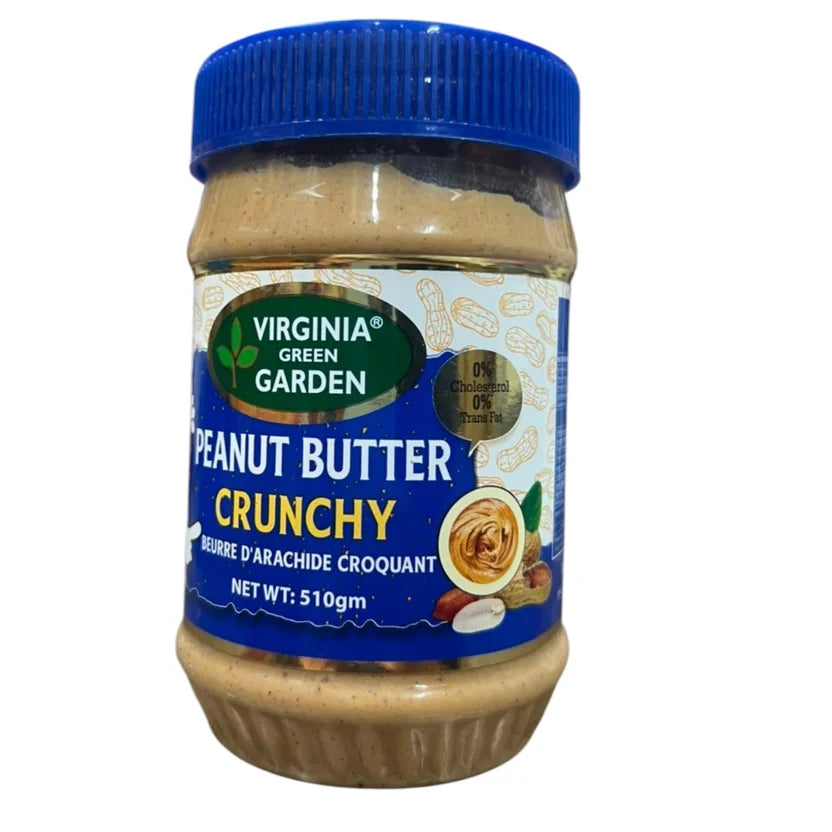 Virginia Green Garden Crunchy Peanut Butter – 510g Jar