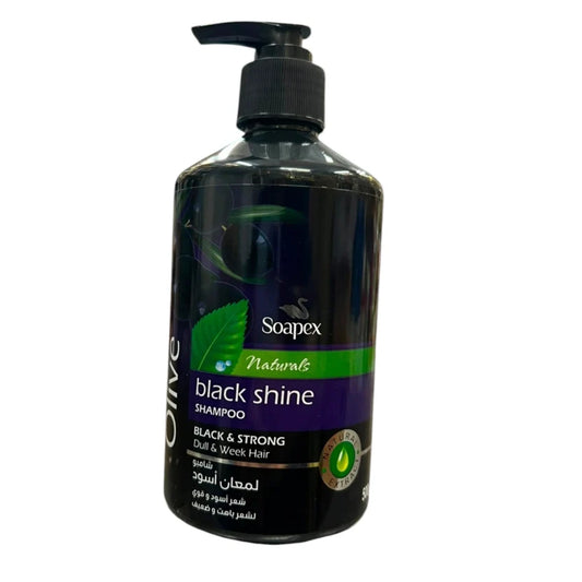 Soapex Naturals Black Shine Olive Extract Shampoo | 500g